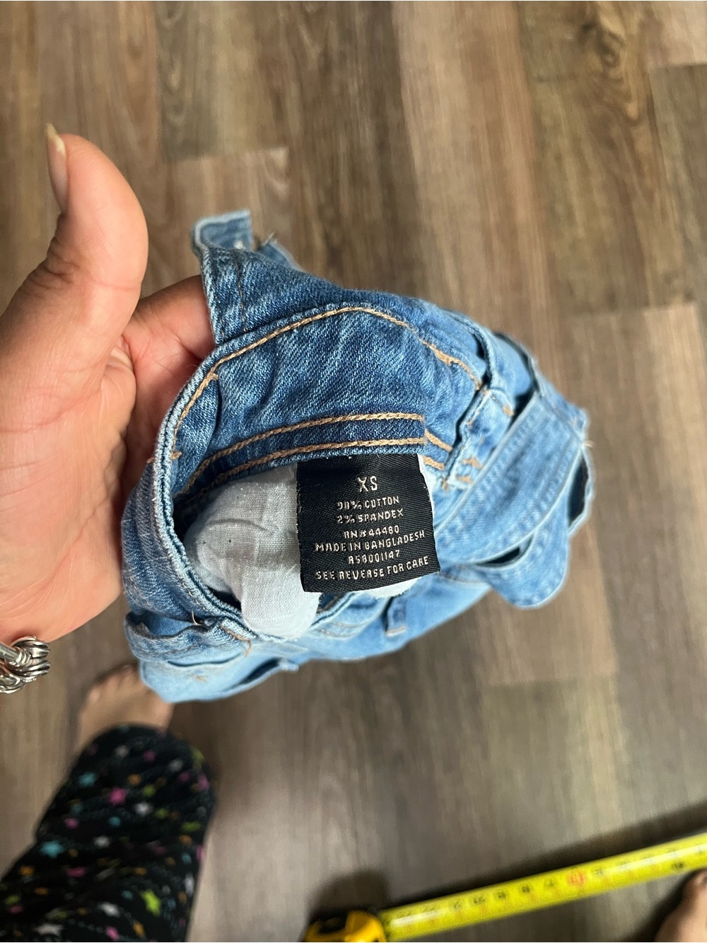 XS Light Blue Stretch Women's Jeans